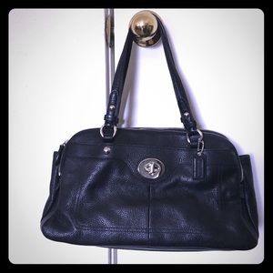 COACH Penelope Black Satchel